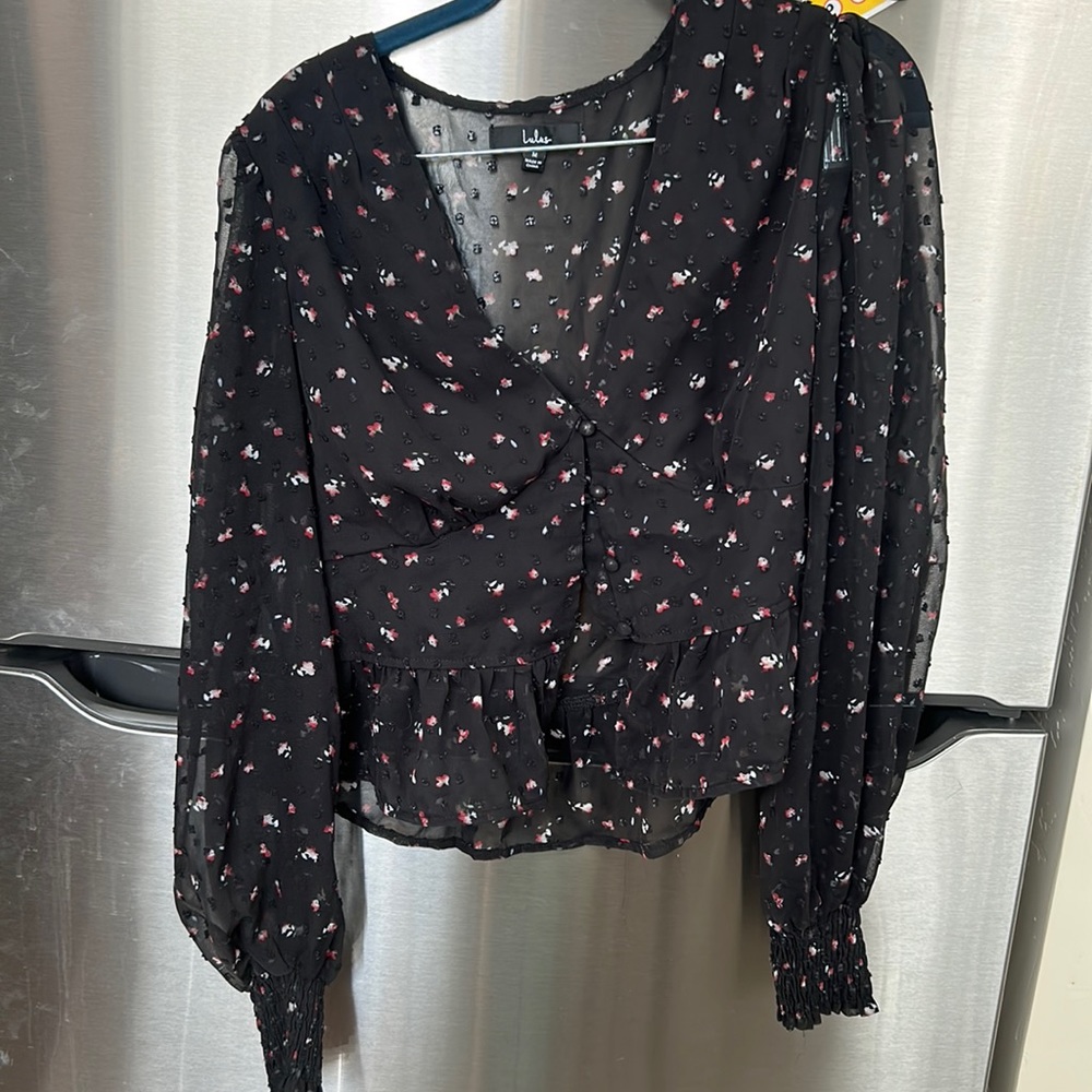 Lulus sheer black too